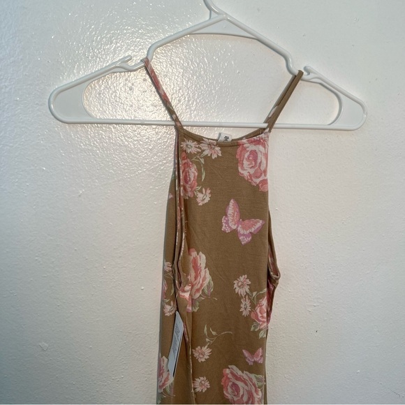 BP Sleeveless Knit Dress in Beige Anna Floral - Picture 7 of 10